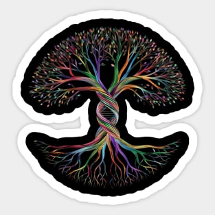 Tree Life Rainbow LGBT Cool Gay Pride Flag Ally Sticker